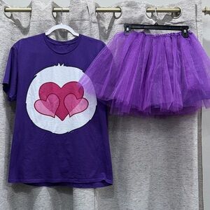 Care Bears Harmony Graphic Tee and Tulle Skirt Set